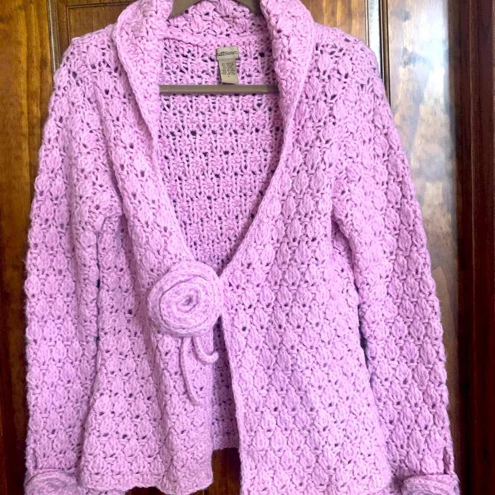 Crocheted sweater